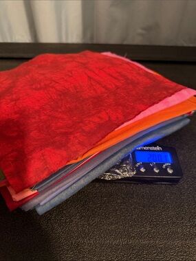 2 pounds, approx 6 yards of solid colors Neutral and bright quilt fabric